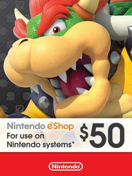 Nintendo eShop Gift Card 50 USD - Nintendo Key - United States Nintendo eShop Gift Card 50 USD - Nintendo Key - United States