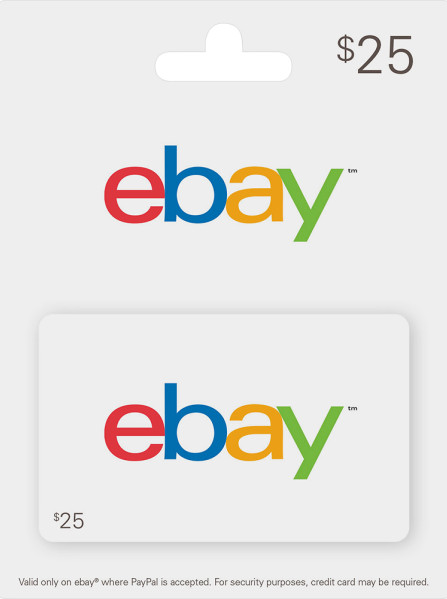 ebay Gift Card 25 USD - eBay Key - United States ebay Gift Card 25 USD - eBay Key - United States