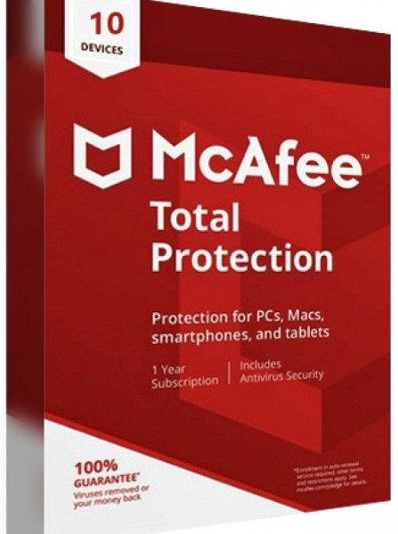 Mcafee Total Protection 1 Year 5 Devices Global