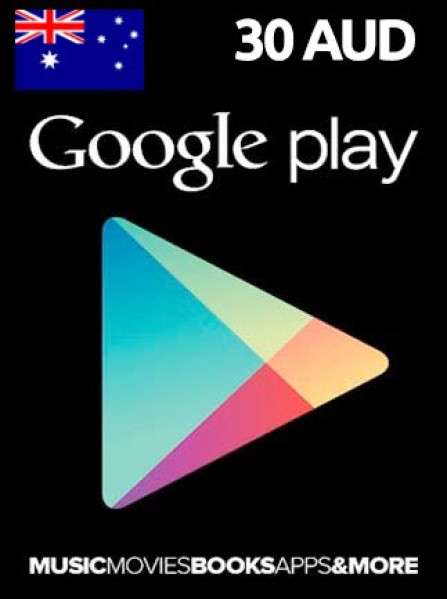Google Play Gift Card 30 AUD - Google Play Key - Australia Google Play Gift Card 30 AUD - Google Play Key - Australia