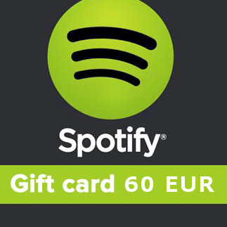 Spotify Gift Card 60 EUR - Spotify Key - GERMANY