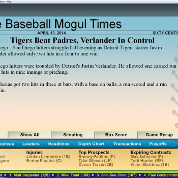 Baseball Mogul 2015 Steam Key GLOBAL