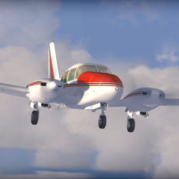 Microsoft Flight Simulator X: Steam Edition - Piper Aztec Add-On CD-key Global Steam Key GLOBAL