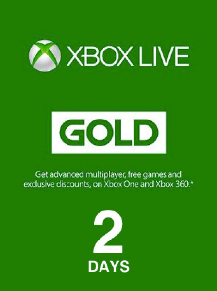 Xbox Live Gold Trial 2 Days Xbox Live GLOBAL Xbox Live Gold Trial 2 Days Xbox Live GLOBAL