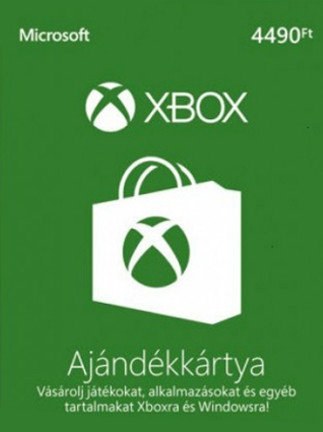 Xbox Live Gift Card 4490 HUF - Hungary Xbox Live Gift Card 4490 HUF - Hungary