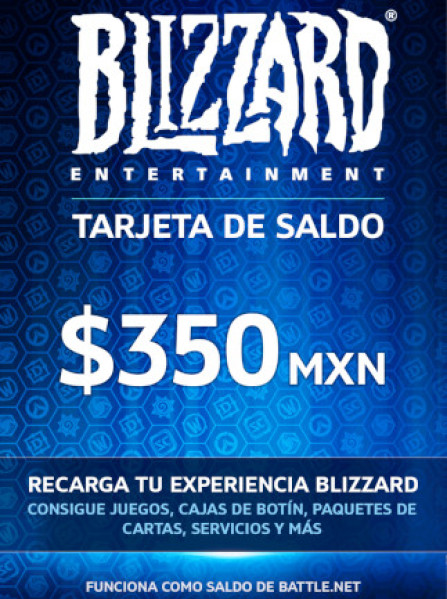 Blizzard Gift Card 350 MXN Battle.net - Mexico Blizzard Gift Card 350 MXN Battle.net - Mexico