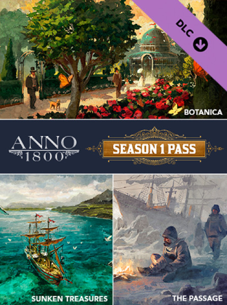 Anno 1800 Season 1 Pass (PC) - Ubisoft Connect Key - EUROPE Anno 1800 Season 1 Pass (PC) - Ubisoft Connect Key - EUROPE