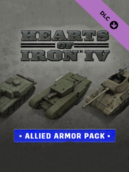 Hearts of Iron IV Allied Armor Pack (PC) - Steam Key - GLOBAL Hearts of Iron IV Allied Armor Pack (PC) - Steam Key - GLOBAL