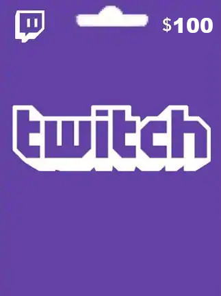 Twitch Gift Card 100 USD - twitch Key - UNITED STATES Twitch Gift Card 100 USD - twitch Key - UNITED STATES