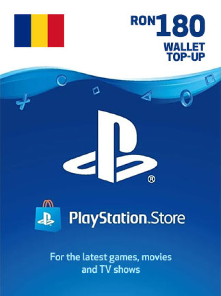 PlayStation Network Gift Card 180 RON - PSN Romania PlayStation Network Gift Card 180 RON - PSN Romania