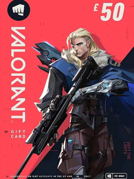 VALORANT Gift Card 50 GBP (PC) - Riot Key - UNITED KINGDOM VALORANT Gift Card 50 GBP (PC) - Riot Key - UNITED KINGDOM