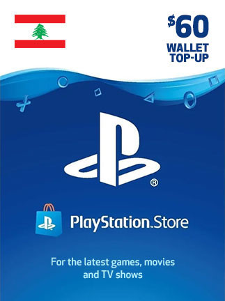 PlayStation Network Gift Card 60 USD - PSN Lebanon PlayStation Network Gift Card 60 USD - PSN Lebanon