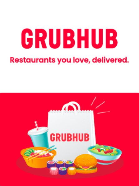 GrubHub 50 USD GrubHub 50 USD