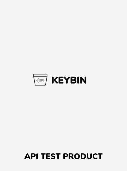 API Test product (Keybin) #2 (text keys) API Test product (Keybin) #2 (text keys)