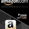 Amazon Gift Card 2000 INR - Amazon Key - INDIA Amazon Gift Card 2000 INR - Amazon Key - INDIA