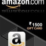 Amazon Gift Card 1500 INR - Amazon Key - INDIA