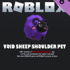 Roblox - Void Sheep Shoulder Pet - Roblox Key - GLOBAL Roblox - Void Sheep Shoulder Pet - Roblox Key - GLOBAL