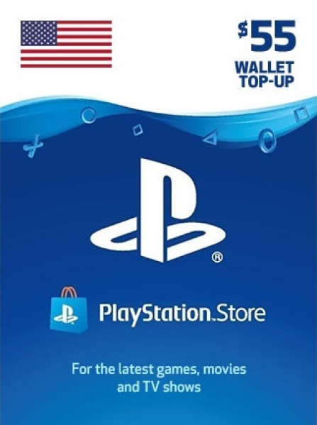 PlayStation Network Gift Card 55 USD - PSN Key - UNITED STATES PlayStation Network Gift Card 55 USD - PSN Key - UNITED STATES