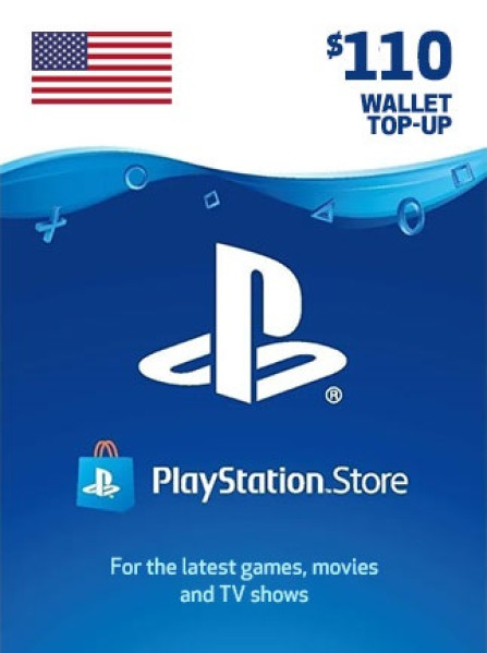 PlayStation Network Gift Card 110 USD - PSN Key - UNITED STATES PlayStation Network Gift Card 110 USD - PSN Key - UNITED STATES