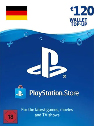 PlayStation Network Gift Card 120 EUR - PSN Germany
