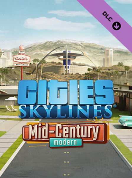 Cities: Skylines - Content Creator Pack: Mid-Century Modern (PC) - Steam Key - GLOBAL Cities: Skylines - Content Creator Pack: Mid-Century Modern (PC) - Steam Key - GLOBAL