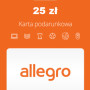 Allegro Karta Podarunkowa 25 PLN - Key - POLAND