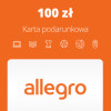Allegro Karta Podarunkowa 100 PLN - Key - POLAND