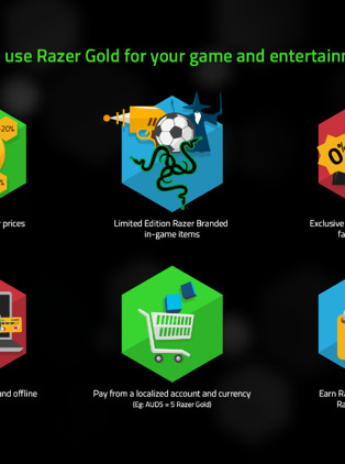 Razer Gold 70 USD - Razer Key - UNITED STATES Razer Gold 70 USD - Razer Key - UNITED STATES