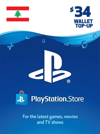 PlayStation Network Gift Card 34 USD - PSN Key - LEBANON PlayStation Network Gift Card 34 USD - PSN Key - LEBANON