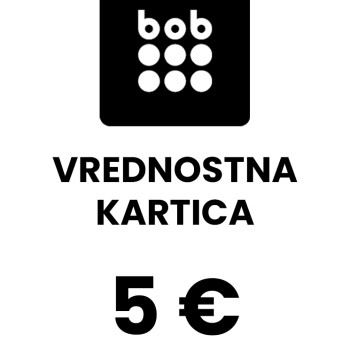 Govori BOB Slovenija vrednostna kartica 5 € (EUR)