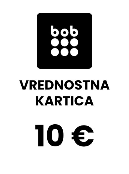 Govori BOB Slovenija vrednostna kartica 10 € (EUR) Govori BOB Slovenija vrednostna kartica 10 € (EUR)