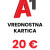 A1 Slovenija vrednostna kartica 20 € (EUR)