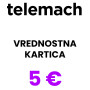 Telemach Slovenija vrednostna kartica 5 € (EUR)