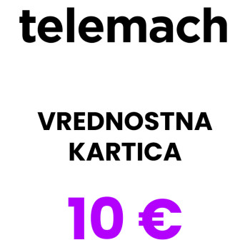 Telemach Slovenija vrednostna kartica 10 € (EUR)