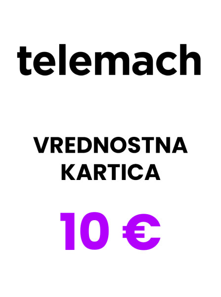 Telemach Slovenija vrednostna kartica 10 € (EUR) Telemach Slovenija vrednostna kartica 10 € (EUR)