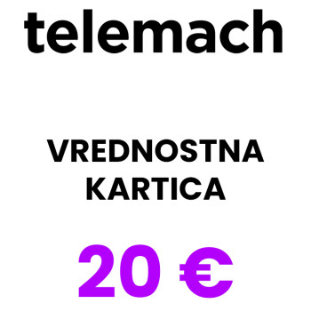 Telemach Slovenija vrednostna kartica 20 € (EUR)