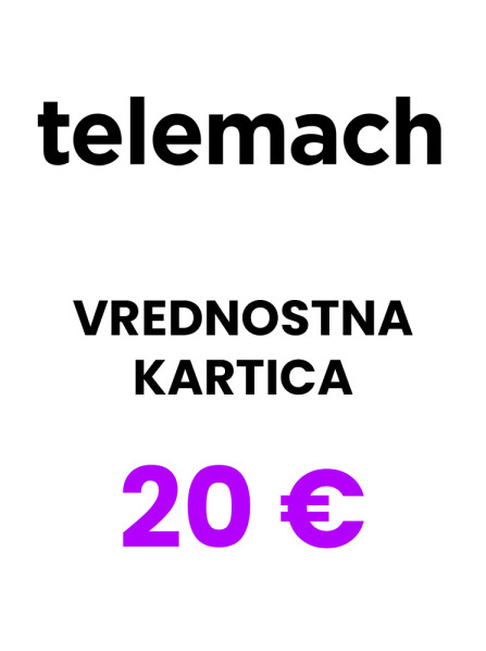 Telemach Slovenija vrednostna kartica 20 € (EUR) Telemach Slovenija vrednostna kartica 20 € (EUR)