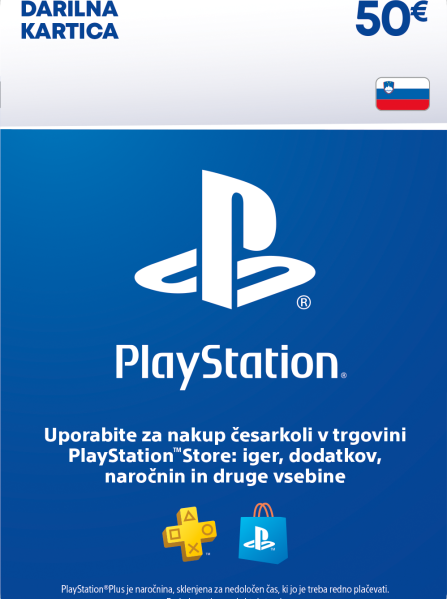 Sony PlayStation Network Card 50 EUR (SI) PSN Key SLOVENIA Sony PlayStation Network Card 50 EUR (SI) PSN Key SLOVENIA
