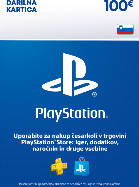 Sony PlayStation Network Card 100 EUR (SI) PSN Key SLOVENIA Sony PlayStation Network Card 100 EUR (SI) PSN Key SLOVENIA