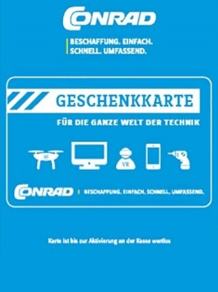 Conrad Gift Card 5 EUR - Conrad Key - GERMANY Conrad Gift Card 5 EUR - Conrad Key - GERMANY