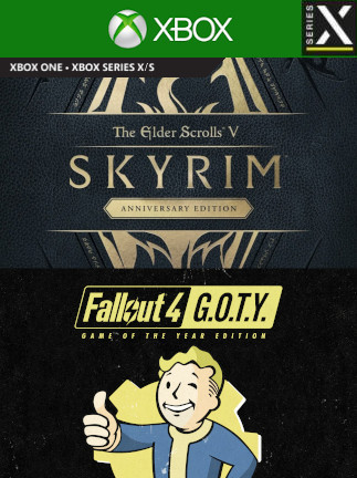 Skyrim Anniversary Edition + Fallout 4 G.O.T.Y Bundle (Xbox Series X/S) - Xbox Live Key - UNITED KINGDOM