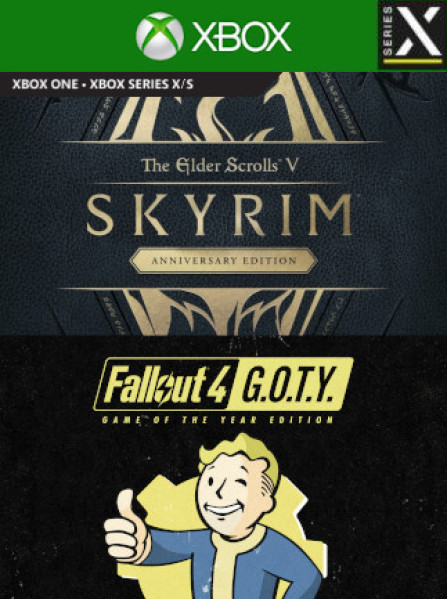 Skyrim Anniversary Edition + Fallout 4 G.O.T.Y Bundle (Xbox Series X/S) - Xbox Live Key - UNITED KINGDOM Skyrim Anniversary Edition + Fallout 4 G.O.T.Y Bundle (Xbox Series X/S) - Xbox Live Key - UNITED KINGDOM
