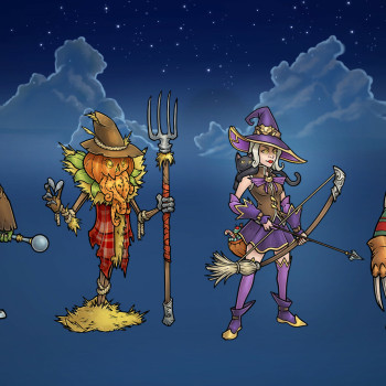 Across the Obelisk: Spooky Night in Senenthia (PC) - Steam Key - ROW