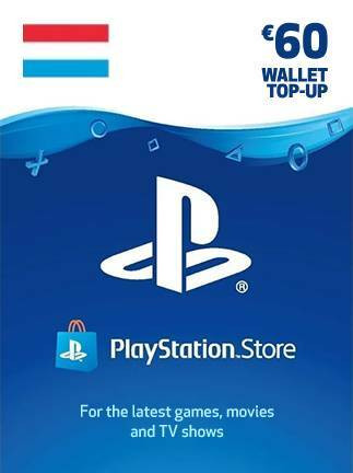 PlayStation Network Gift Card 60 EUR - PSN Key - LUXEMBOURG PlayStation Network Gift Card 60 EUR - PSN Key - LUXEMBOURG