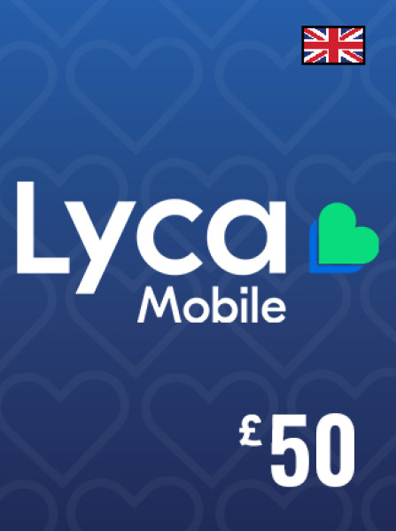 Lycamobile 50 GBP - Lycamobile Key - UNITED KINGDOM Lycamobile 50 GBP - Lycamobile Key - UNITED KINGDOM