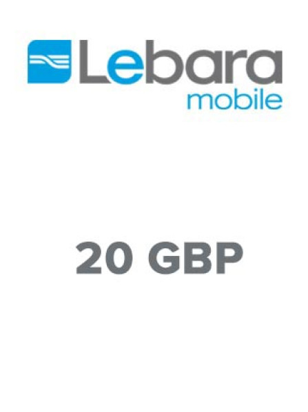 Lebara Mobile 20 GBP - Lebara Key - UNITED KINGDOM Lebara Mobile 20 GBP - Lebara Key - UNITED KINGDOM