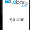 Lebara Mobile 50 GBP - Lebara Key - UNITED KINGDOM Lebara Mobile 50 GBP - Lebara Key - UNITED KINGDOM