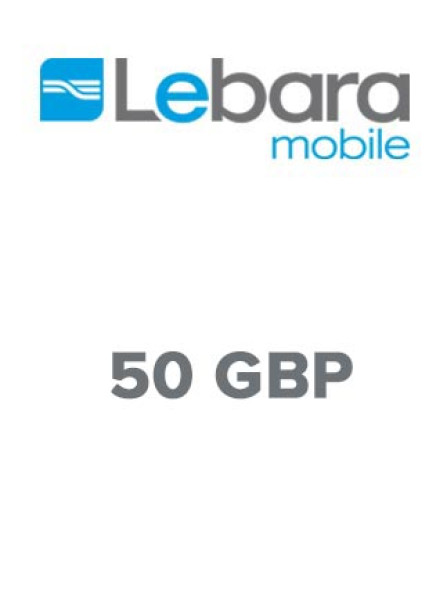 Lebara Mobile 50 GBP - Lebara Key - UNITED KINGDOM Lebara Mobile 50 GBP - Lebara Key - UNITED KINGDOM