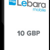 Lebara Mobile 10 GBP - Lebara Key - UNITED KINGDOM Lebara Mobile 10 GBP - Lebara Key - UNITED KINGDOM