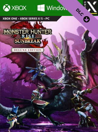 Monster Hunter Rise: Sunbreak | Deluxe Edition (Xbox Series X/S, Windows 10) - Xbox Live Key - UNITED STATES Monster Hunter Rise: Sunbreak | Deluxe Edition (Xbox Series X/S, Windows 10) - Xbox Live Key - UNITED STATES